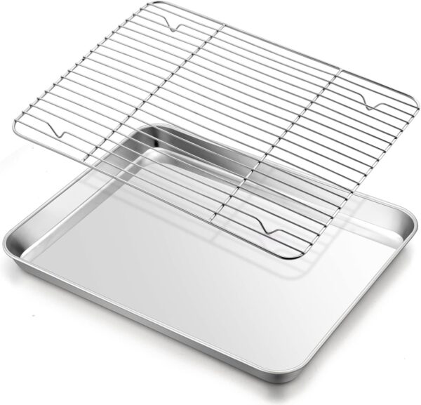 Baking Sheet with Rack Set 16”x12”