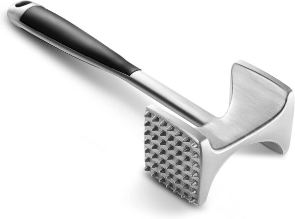 Meat Tenderizer Hammer with Comfortable-Grip Handle