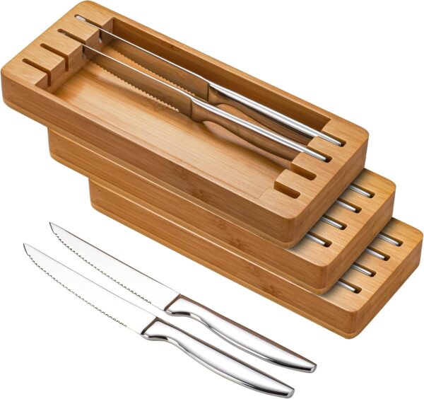 Steak Knife Set of 12 with Block Holder